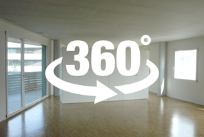 Ansicht leere Wohnung